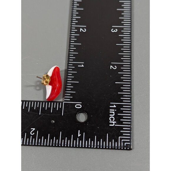 Vintage Avon Summer Brights Convertible Red White Blue Earrings Patriotic - Picture 9 of 9